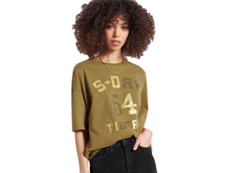 Superdry Camiseta Manga Curta Military Narrative Boxy