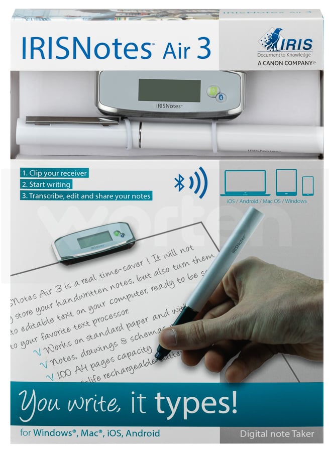 Escáner Portátil IRIScan Notes Air 3 Battery LI-ION