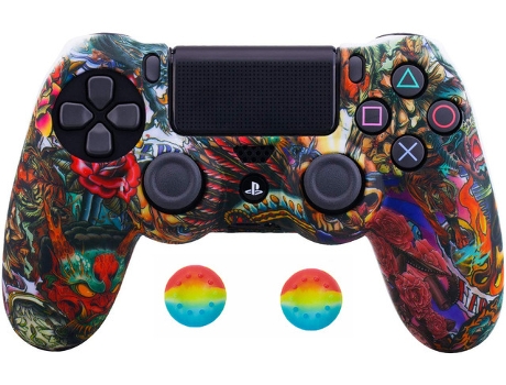 Carcasa para mando PS4 MOROROR Multicolor