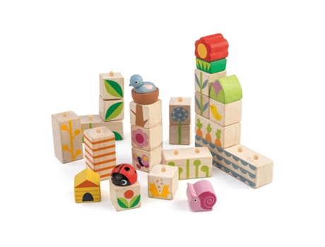 Puzzle TENDER LEAF TOYS (Madera - Beige - 27,8 x 14 x 4 cm)