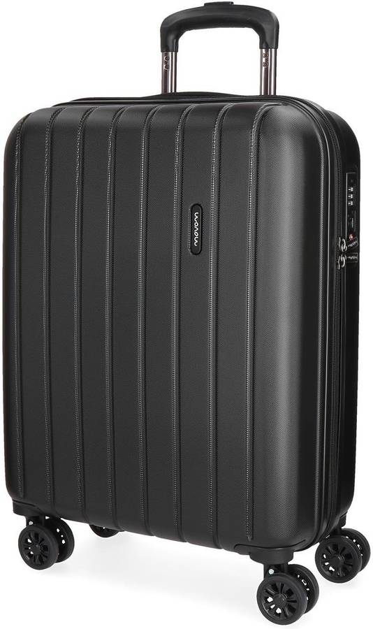 Maleta de Viaje MOVOM Wood (Cabina - 38 L - Negro)