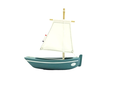 Barco TIROT (Madera - Verde - 22 cm)