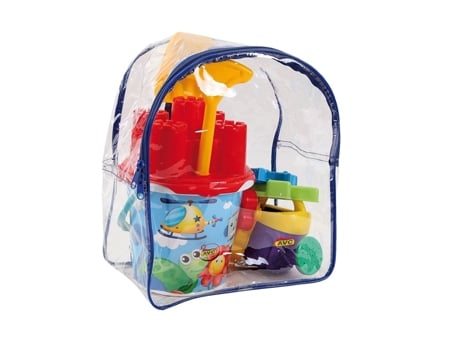 Set de accesorios de Playa + Mochila AVC Multicolor (Edad Mínima: 10 meses - 33x29 cm)