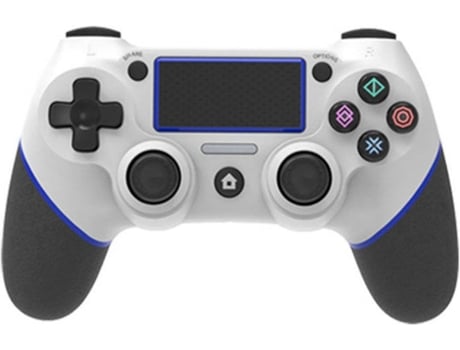 Gamepad Dual-Shock 4 Compatible con Playstation 4 Pro Panel táctil Joypad con Control Remoto de Juego de Doble vibración Joystick Blanco Azul YIZHO...