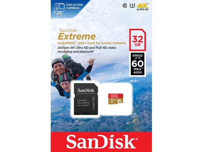 Tarjeta de Memoria SANDISK MicroSD Extreme 32 GB