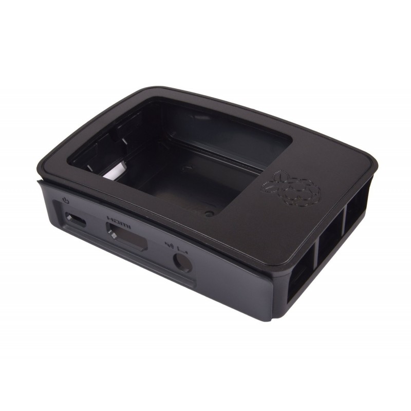 Caja RASPBERRY PI 3 Negro y Gris