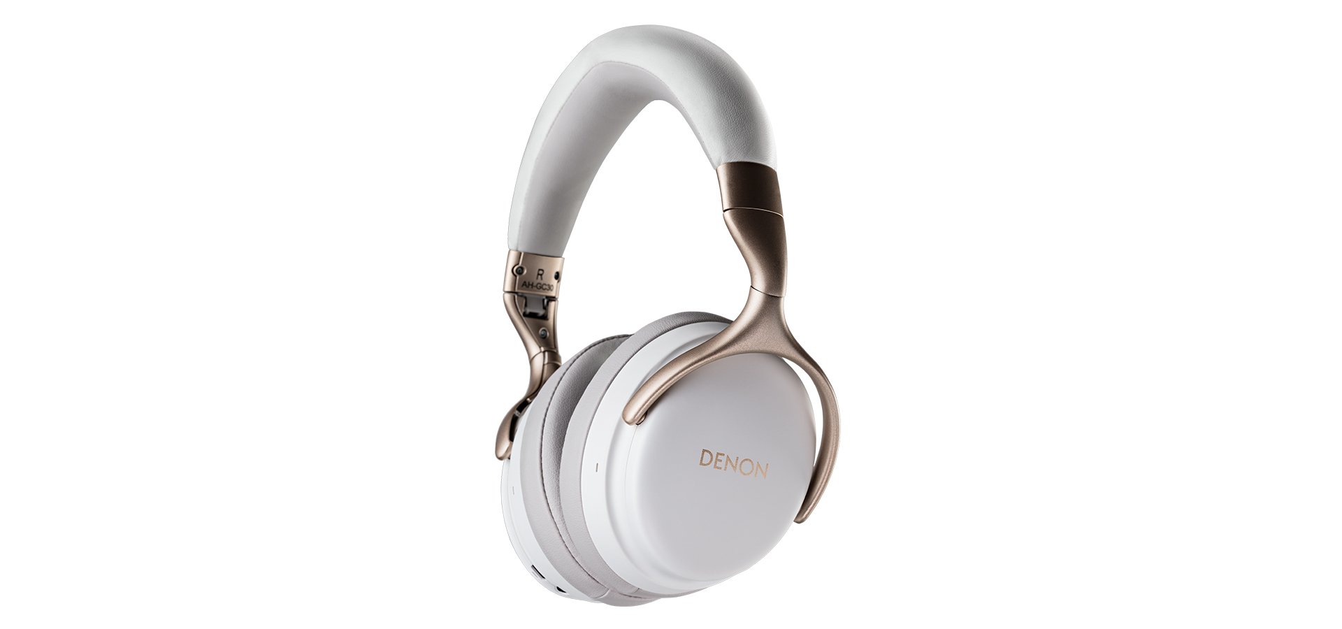 Denon Ahgc30 Auriculares bluetooth blancos reacondicionado con ruido 40 mm color diadema hires y micrófono ear ahgc3 over