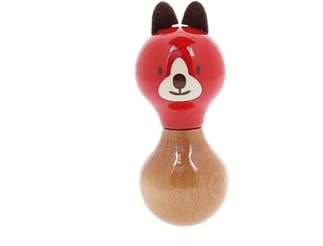 Juguete de Madera VILACRattle Maracas Lucien The Dog (Edad Mínima Recomendada: 1 año)