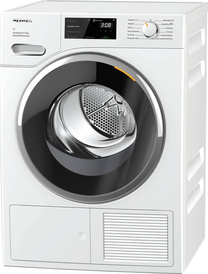 Secadora MIELE TWF760WP EcoSpeed (8 kg - Bomba de Calor - Blanco)