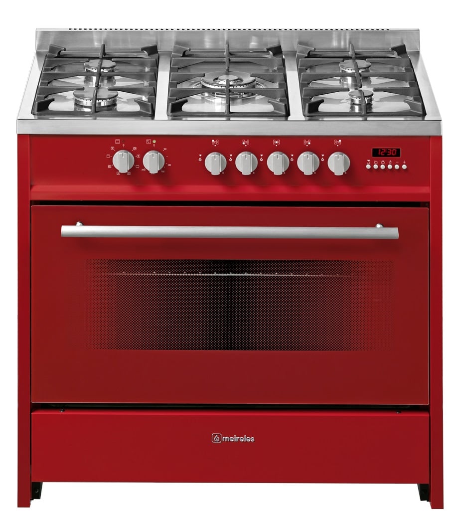 Cocina MEIRELES E 911 Rojo (121 L - Gas Butano-Propano - Rojo)