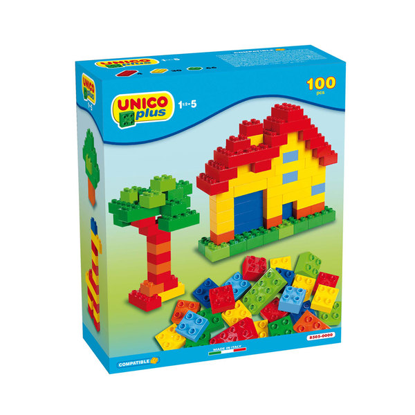 Smoby Androni Unico plus 100 piezas de 21 x 23 cm da8505 cajita 2 10