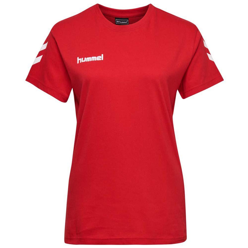 Camiseta para Mujer HUMMEL Go Cotton Rojo para Fútbol (XXL)