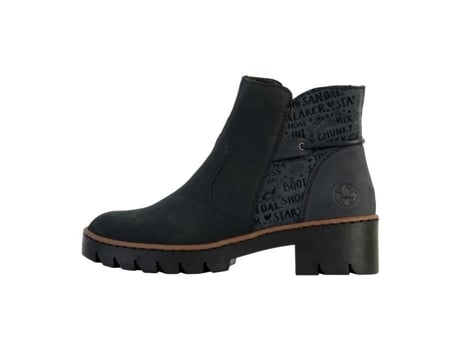 Botas de Mujer RIEKER Piel Negro (37)