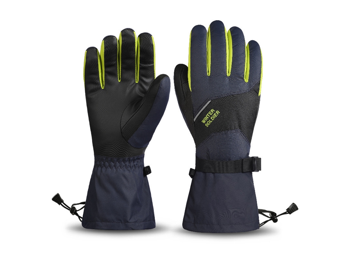 ELKUAIE Guantes impermeables de esquí para nieve para hombre y