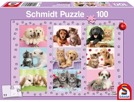 Puzzle SCHMIDT SPIELE 4056268 rompecabezas 100 pieza(s) Animales