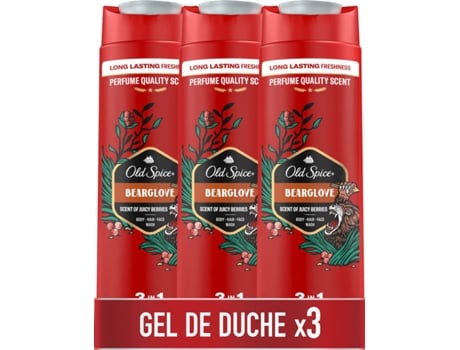 Gel de Duche OLD SPICE Blearglove (3 X 400 ml)