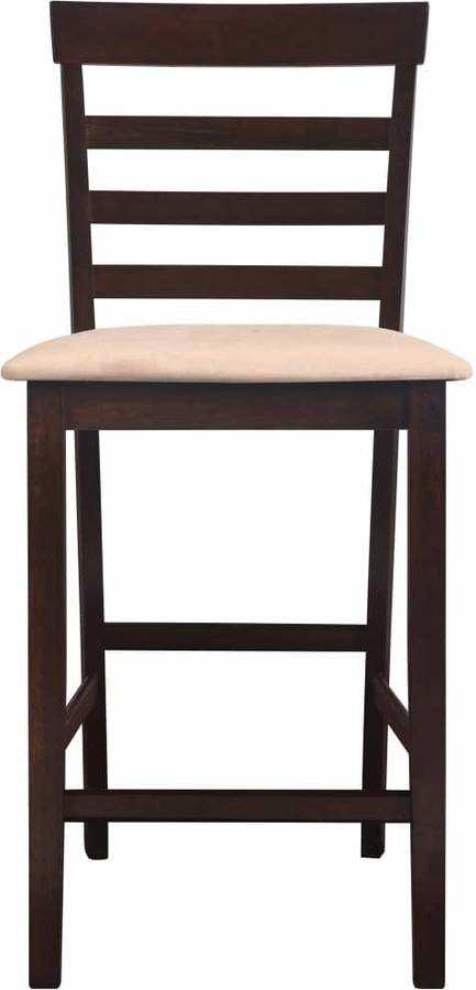 Mesa De Y 4 taburetes barra madera conjunto vidaxl marron