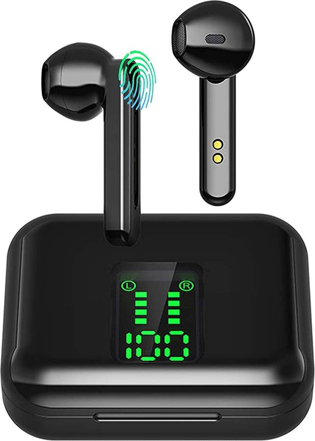 Auriculares Bluetooth True Wireless CHRONUS Q5 809-XW (In Ear - Micrófono - Noise Cancelling  - Negro)