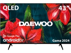 TV DAEWOO D43DM55UQ (QLED - 43'' - 109 cm - 4K Ultra HD - Smart TV)