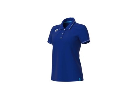 Polo de Mujer para Natación ARENA Team Solid Algodón Azul (L)