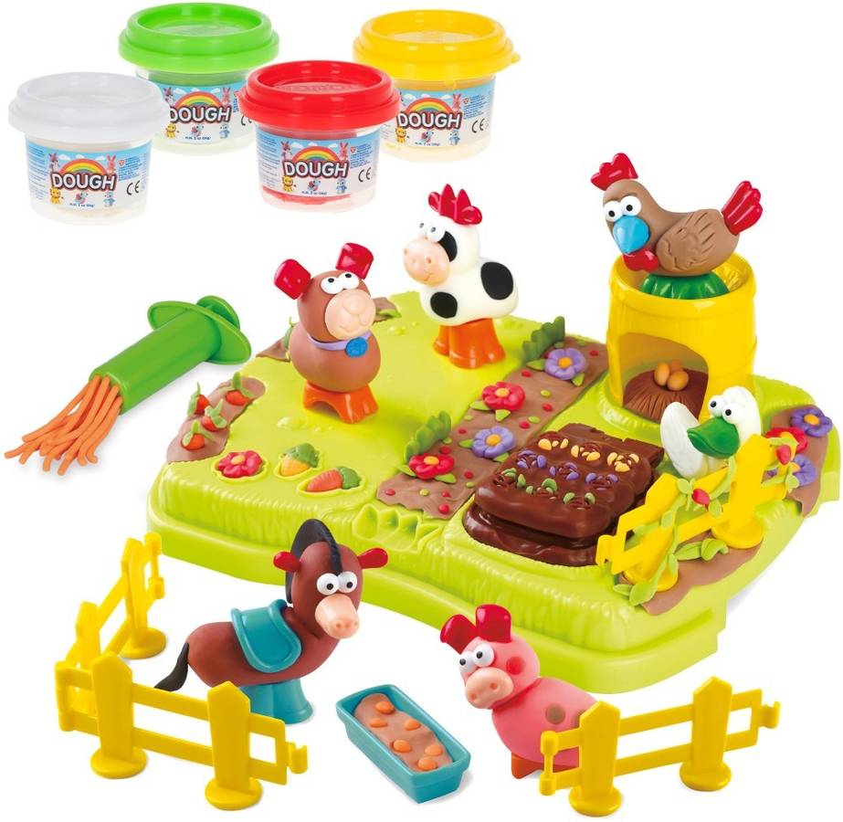 Plastilina PLAYGO Juego Granja