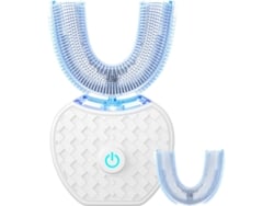 VENISYMLIS Kit de blanqueamiento dental en forma de U con cepillo de dientes eléctrico automático con cabezal de cepillo de repuesto