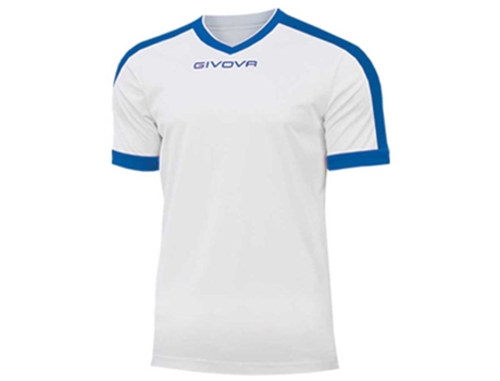 Camiseta de Hombre para Fútbol GIVOVA Mangas Curtas Revolution Blanco (3XL)