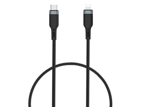 Cable Datos Wiwu Usb-C Type Platino Pines Longitud Negro