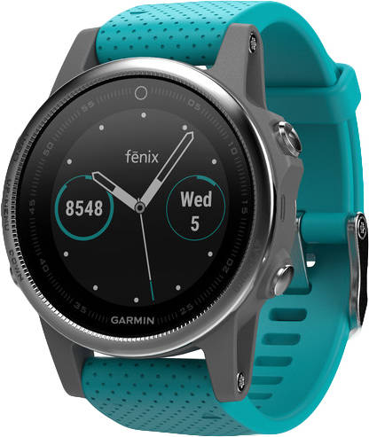 Reloj deportivo GARMIN Fenix 5S (Bluetooth - Azul)