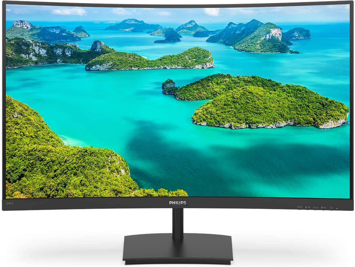 Monitor PHILIPS 241E1SC (23.6'' - FHD - LCD)