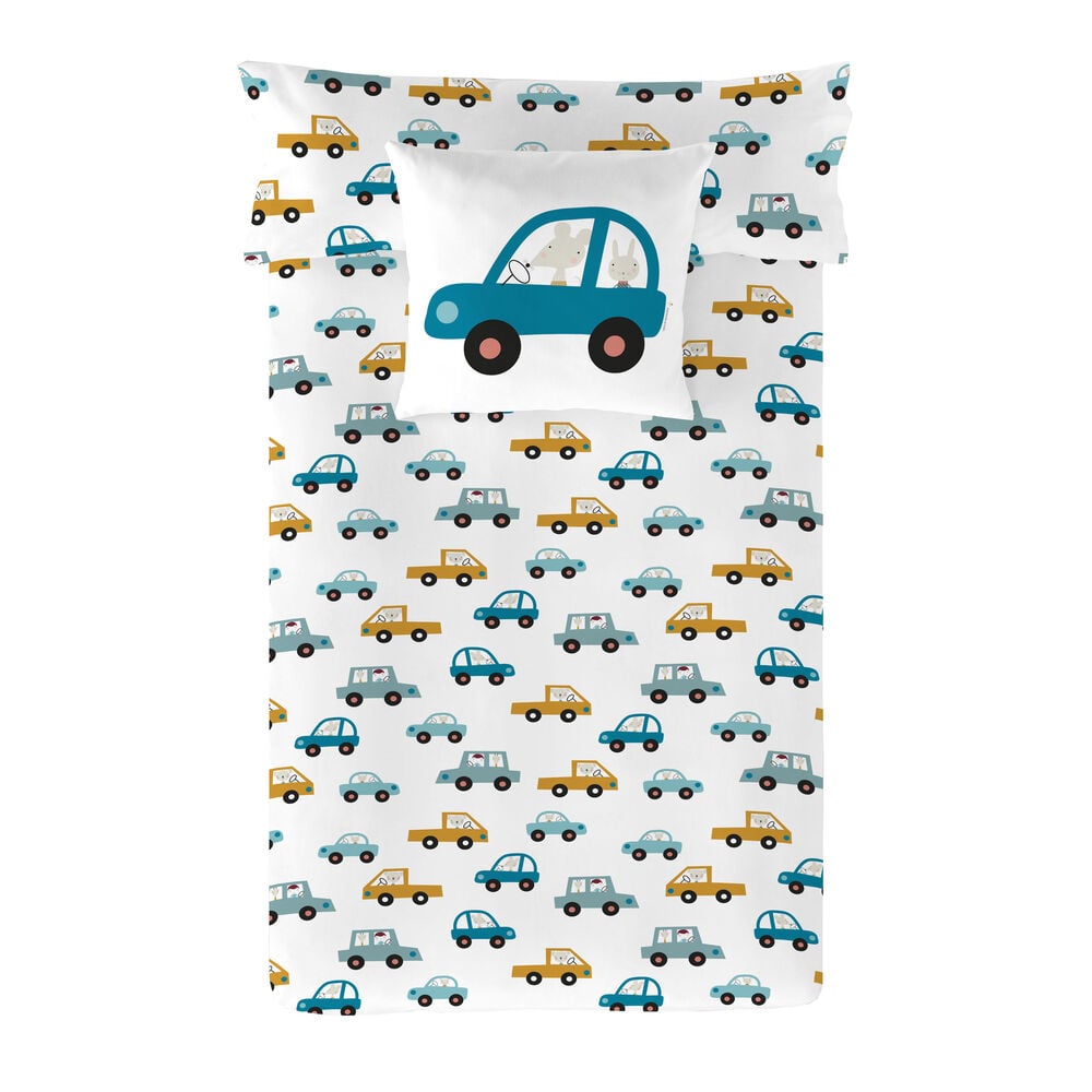 Funda de Edredón HACIENDO EL INDIO Cars Reversible (Algodón - 150 x 220 cm)