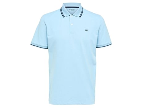 Polo de Hombre para Deporte SELECTED Slhaze Azul (S)