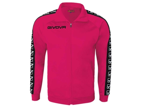 Abrigo para Hombre GIVOVA Tricot Band Rosa para Fútbol (XL)