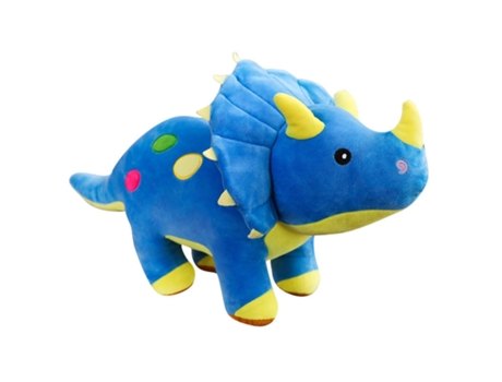 Dinosaurio de Peluche de Dibujos Animados Tyrannosaurus Lindo Muñeco de Peluche Azul - 100Cm