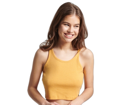 Top de Mujer SUPERDRY Amarillo (L)