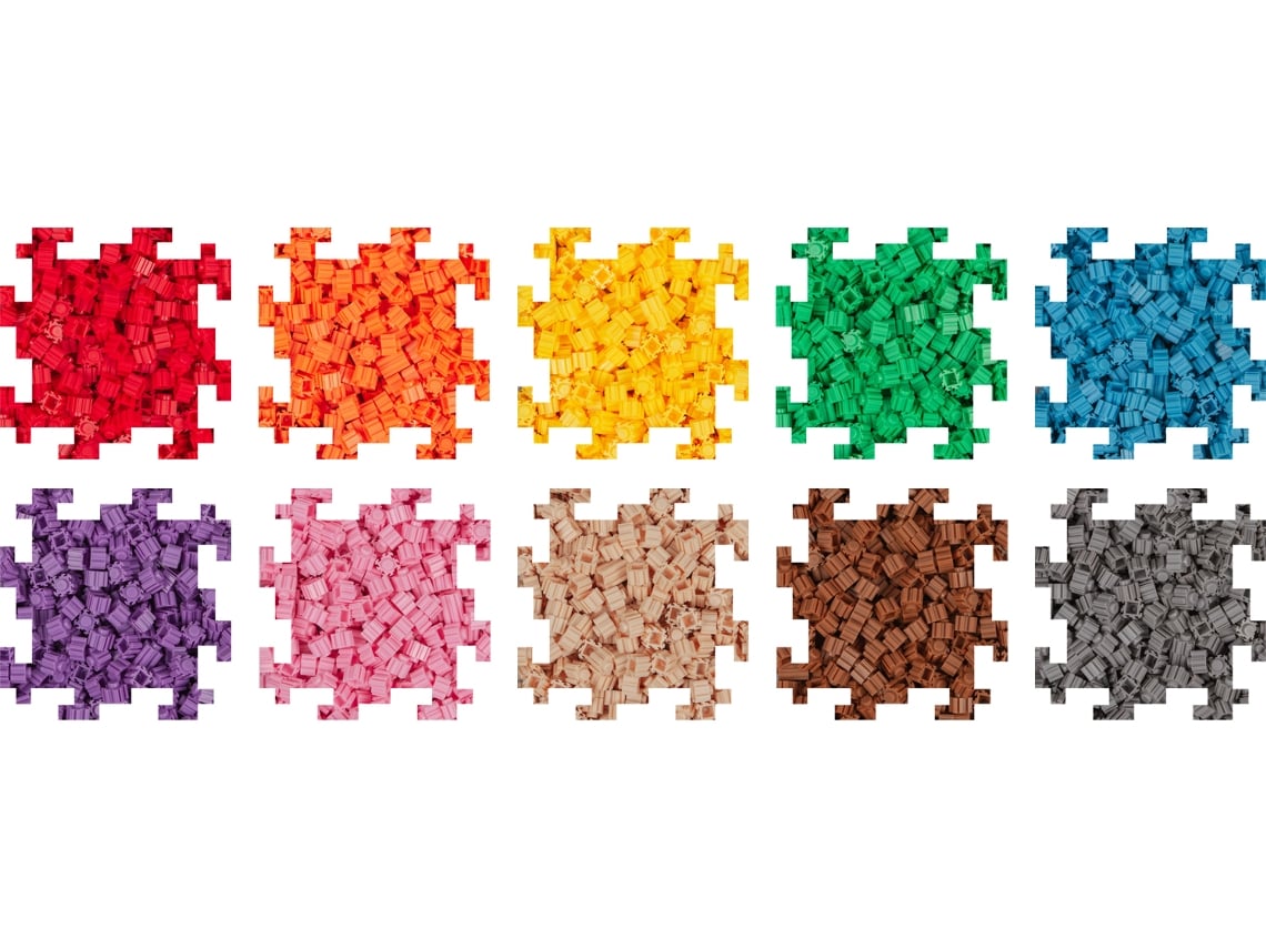 Pix Brix Pixel Art Puzzle Bricks – 6,000 Piece Pixel Art Container
