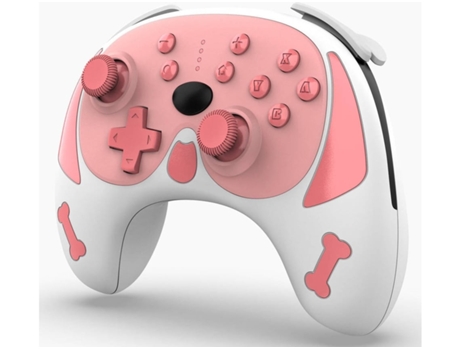 Mando Nintendo Switch/Switch Pro ENKERS Gamepad (Inalámbrico - Blanco)