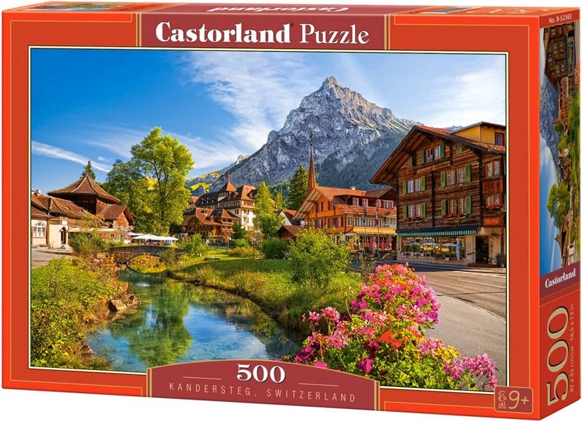 Castorland Kandersteg Switzerland 500 pcs puzzle rompecabezas paisaje niños y adultos 9 años