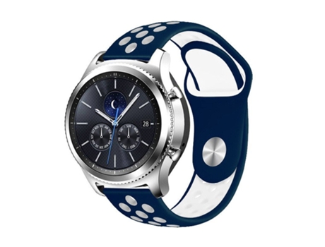 Correa SpOrtyStyle PHONECARE para OnePlus Watch 2 - Azul oscuro / Blanco