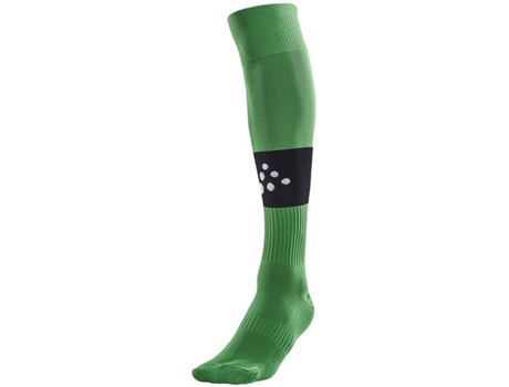 Calcetines para Hombre CRAFT Squad Contrast Verde para Fútbol (EU 31 - 33)