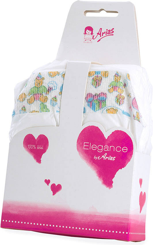 Ropa para Muñecas ARIAS Set Elegance 3 Pañeles (Edad Mínima: 3 Años - 11,5 x 20 x 4 cm)