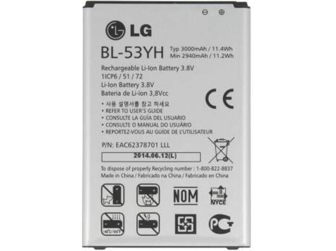 Batería LG BL-53YH para G3