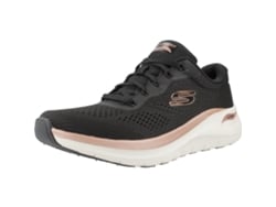 Zapatos de Mujer SKECHERS Arch Fit Th Tecido Negro (37)