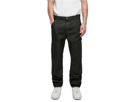 Pantalones Vaqueros para Hombre URBAN CLASSICS (38 - Negro)