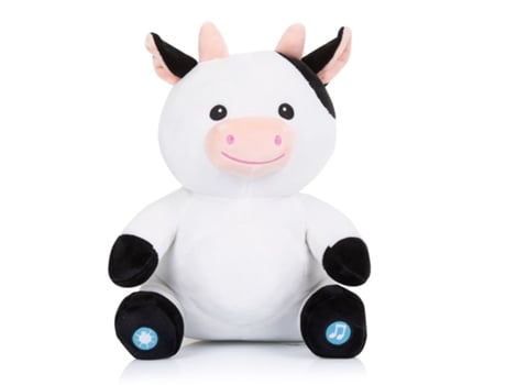 Peluche Musical y Lámpara de Noche para Bebés Recién Nacidos Cow