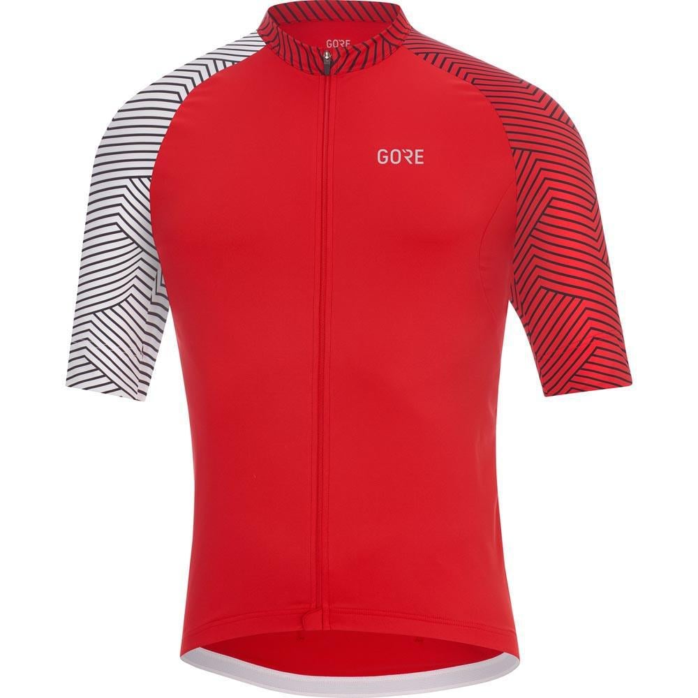 Maillot De Manga corta para hombre c5 gore wear comprida optiline rojo