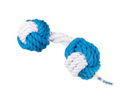 Halter de Cuerda DUVO+ Azul para Perros The Smurfs (Medidas: 30 cm)