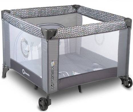 Parque LIONELO Infantil Sofie Grey Scandi (100 x 100 x 76 cm - Gris)