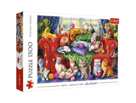 Puzzle rompecabezas TREFL Animais (12 anos - 1500 unidades)