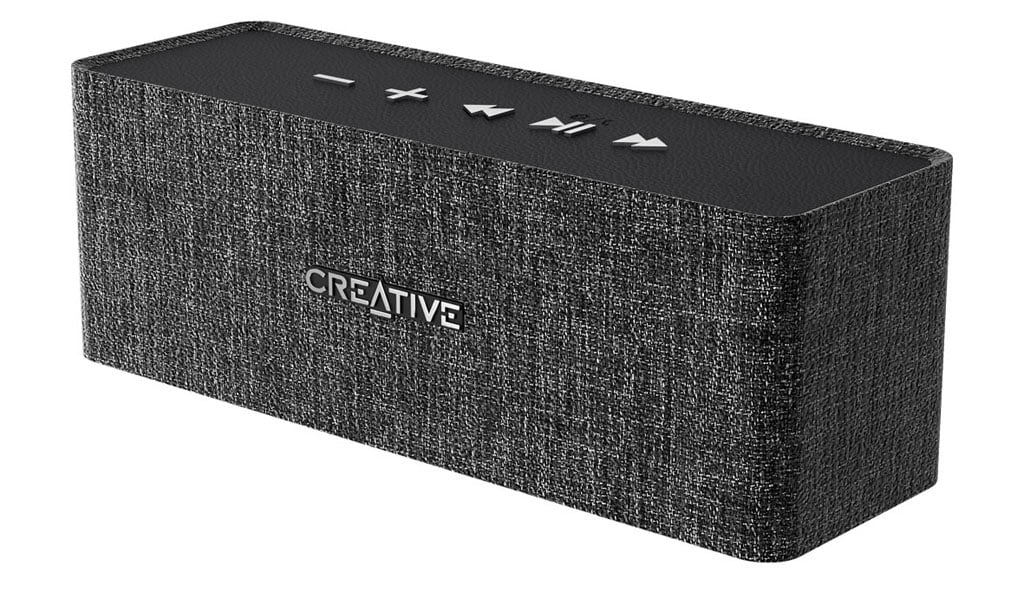 Minialtavoz portátil Bluetooth CREATIVE Nuno Black